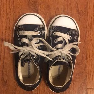 Black Converse for toddlers